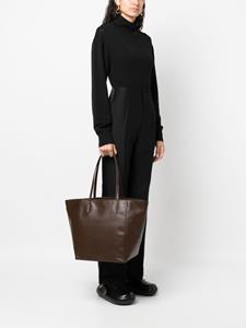 BY FAR Club leather tote bag - Bruin