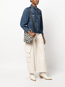 See by Chloé mini Laetizia leopard-print tote bag - Beige
