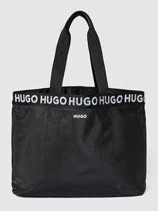 HUGO Tote bag met logodetails, model 'Becky'