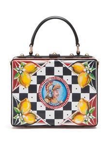 Dolce & Gabbana Dolce Box geruite shopper - Wit