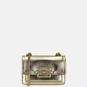 Michael Kors Heather crossbody tas XS pale gold