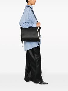 Chloé medium Steph grained-leather tote bag - Zwart