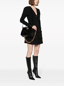 Versace La Medusa leather tote bag - Zwart