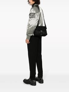 Versace Neo Nylon Jacquard messenger bag - Zwart
