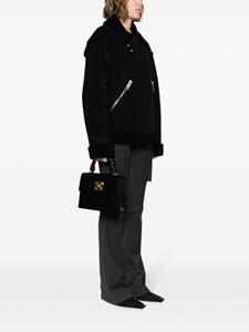 Off-White Jitney 2.8 leather tote bag - Zwart