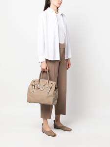 Ralph Lauren Collection Ricky leren shopper - Beige