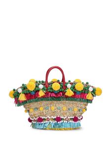 Dolce & Gabbana Kendra tas met kwastjes - Beige
