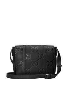 Gucci medium Jumbo GG messenger bag - Zwart