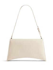 Balenciaga small Crush leather shoulder bag - Beige