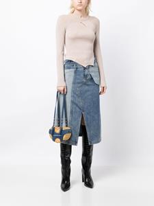 Feng Chen Wang logo-embroidered heart bamboo bag - Bruin