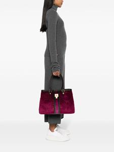 V°73 Iris quilted velvet tote bag - Roze