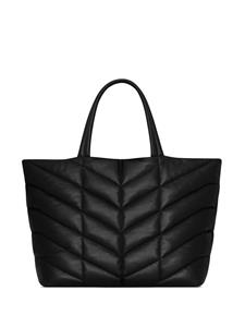 Saint Laurent Gewatteerde shopper - Zwart