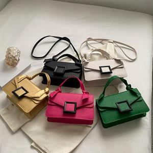 Bag Accessorries Fashion Women Crossbody Bag Soft Shoulder Strap Storage Large Capacity Solid Color Ladies Wallet Tote