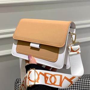 LOVESky Small Classic Fashion Female Shoulder Bag Wide Straps Flap Crossbody Bags for Women 2022 Trend Simple Handbag