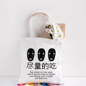 Jiangkao Vrouwen Canvas Tassen Winkelen Eco Herbruikbare Opvouwbare Totebag Fashion Casual Student Schoudertassen