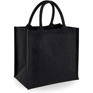 Westford Mill Jute Mini Tote Shopping Bag (14 Litres) (Pack of 2)
