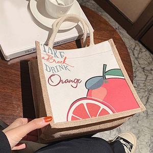 Flycomoe Creative Girls Women Korean Style Shopping Bag Lunch Bag Japanese Canvas Bag Handbag