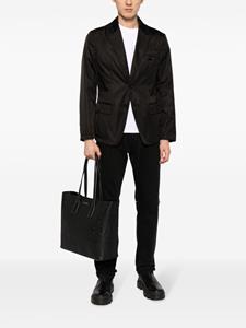 Karl Lagerfeld K/Ikonik leather tote bag - Zwart