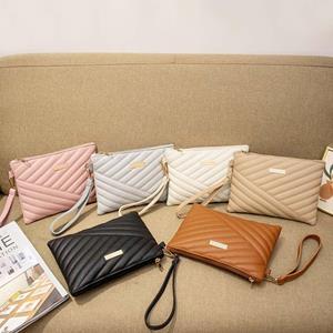 DGyueguang Women Leather Traveling Shopping Small Purse Clutch Wallet Wristlet Bag Envelope Bag