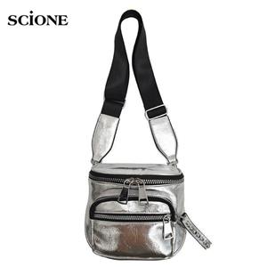 SCIONE Fashion leather Flap Crossbody Women Solid Shoulder Messenger Ladies Purse Handbag bolsos Bag