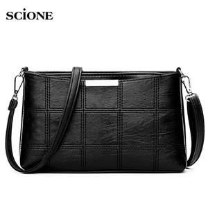 SCIONE Women's Bag Simple Casual Mother Shoulder Diagonal Bag Women's Hand Small Square Bag