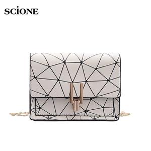 SCIONE Bag Women's Small Square Bag Chain Bag Wild One-shoulder Messenger Bag Summer Girl Small Shoulder Bag