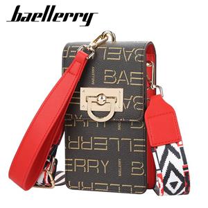 Baellerry Mobile Phone Bag Female Print Large-capacity Lock Diagonal Bag Clutch