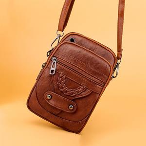 Fashion girl bag Vintage Crossbody Phone Purse PU Leather Shoulder Bag Women Mini Handbags