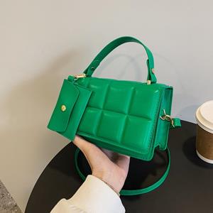Yogodlns Spirng new Flap Square Bag For Women PU Leather Shoulder Messenger Bag Texture Crossbody Bag Simple Solid Color Handbag