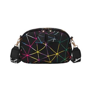 Milost Fashion Laser Shoulder Messenger Bag Female Small Square Bag PU Leather Crossbody Bag Trendy Mini Satchel Bag