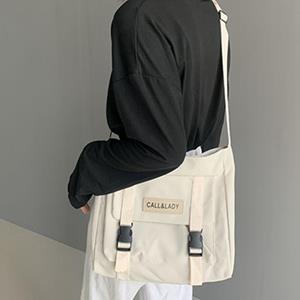 Beautiful Night Ladies Crossbody Bag Korean Postman Bag Student Nylon Waterproof Canvas Bag