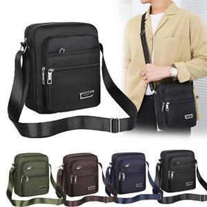 Hong Hollyland Six Layer Zipper Waterproof Single Shoulder Messenger Bag Business Bag Wallet
