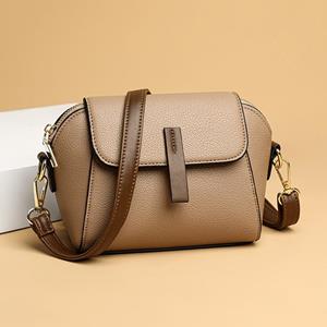 Yogodlns Luxury PU Leather Shoulder Bag For Women Solid Color Flap Crossbody Bag Fashion Brands Messenger Bag Shopping Purse