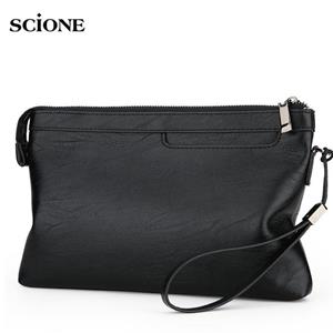 SCIONE Men's Envelope Bag Large Capacity Business Casual Clutch Bag Trend Clutch Bag