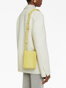 Jil Sander Tangle leren crossbodytas - Geel