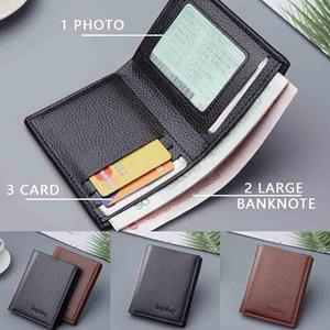 Yoling Men's Wallet Short Vertical Ultra-Thin Wallet Bank Card Card Package Small Purse