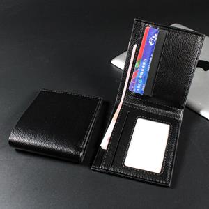 Baidsxy11 Fashion Multicard Solid Coin purse Multifunctional Short Wallet Business Ultrathin Card Holder For Men PU Leather