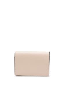 Marni Portemonnee met logoplakkaat - Beige