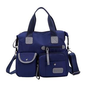 ArmadaDeals Nylon Mode Multi Pocket Mumie Windel Ein-Schulter-Tasche, Blau