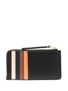 Tory Burch Robinson colour-block zip-fastening wallet - Zwart
