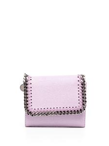 Stella McCartney Falabella flap wallet - Roze