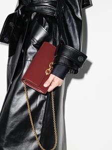 Saint Laurent Le Maillon leren crossbodytas - Rood