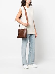 Stella McCartney Frayme Bucket kleine bucket-tas - Beige