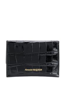 Alexander McQueen Portemonnee met studs - Zwart