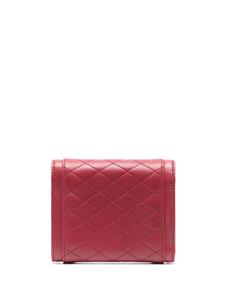 Saint Laurent Portemonnee met logoplakkaat - Rood