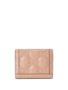 Gucci Double G leather wallet - Roze