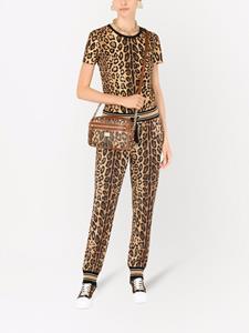 Dolce & Gabbana Crossbodytas met luipaardprint - Bruin