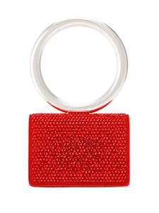 Ferragamo Portemonnee met strass - Rood