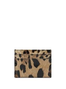 Dolce & Gabbana Pasjeshouder met luipaardprint - Bruin