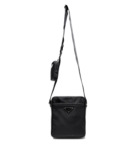 Prada Brique Shoulder Bag Black
